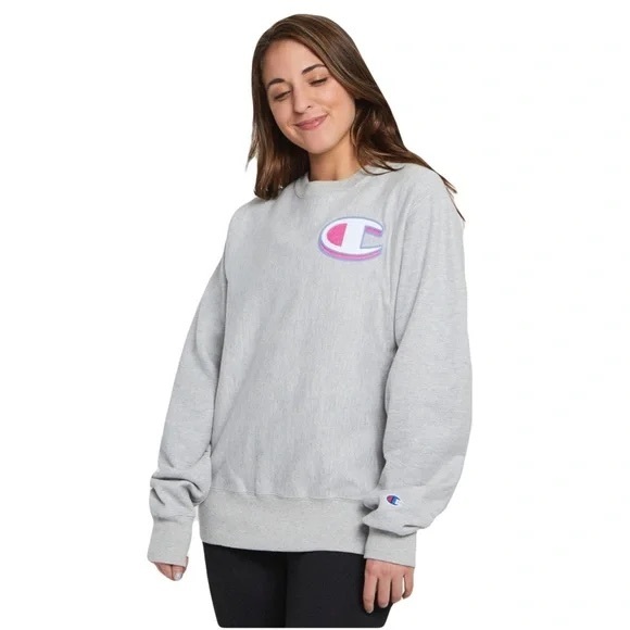 Champion x Soul Cycle Reverse Weave Crewneck Sweatshirt Large EUC - Picture 1 of 5